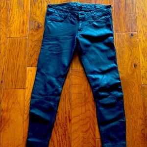 All Saints Leather Pants size 25